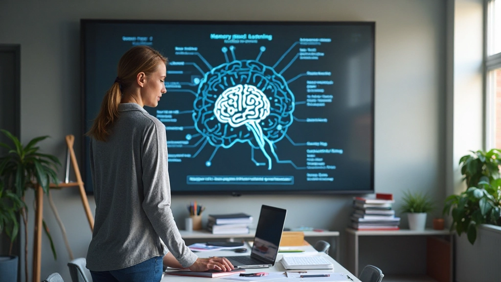 Moderne leeromgeving met cognitieve visualisaties