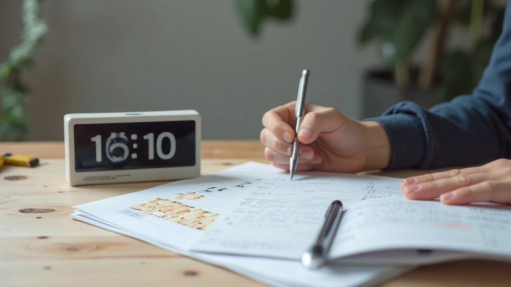 Hersenmodel naast leermateriaal op een helderblauwe achtergrond